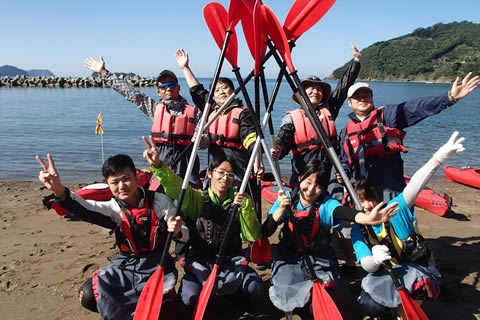 和歌山でシーカヤック体験