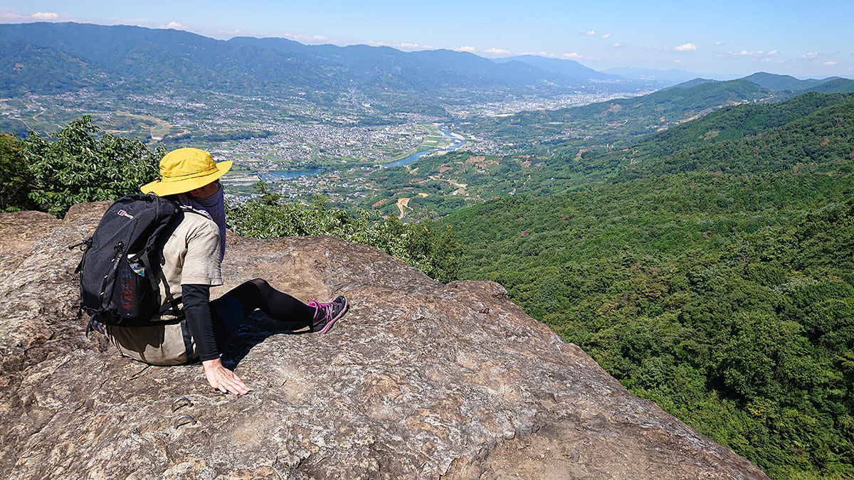 龍門山からの景色
