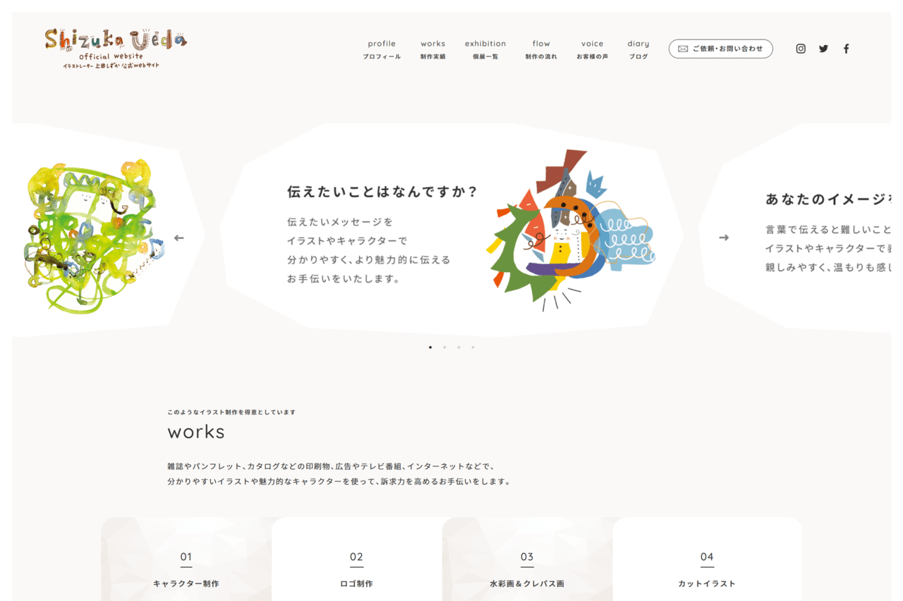 イラストレーター 上田しずか